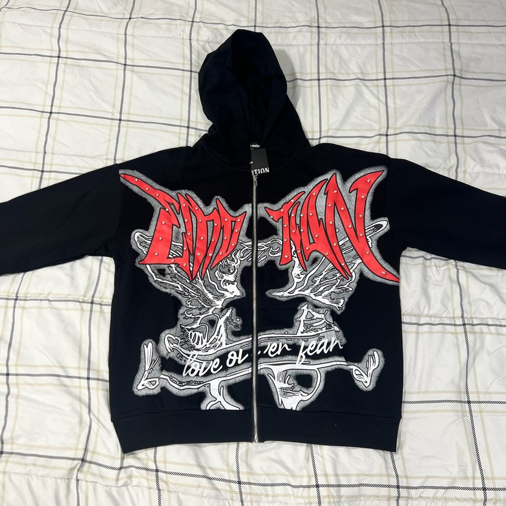 MIXED EMOTIONS ZIP-HOODIE